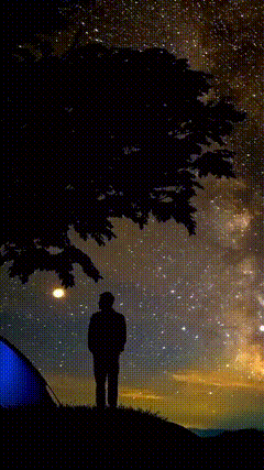 星空素材素材特效短视频素材动态壁纸