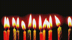 有网友说想要生日素材，先来个生日蜡烛吧