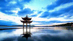 西湖唯美素材特效