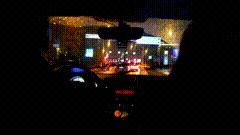 雨夜唯美视频素材城市的夜晚