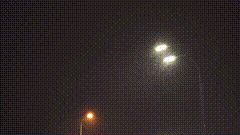 雨夜街灯唯美视频素材城市的夜晚