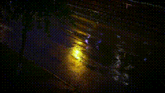 雨夜车流唯美视频素材
