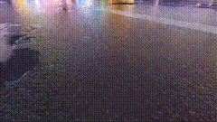 雨滴路面视频素材下雨天雨下的那么认真