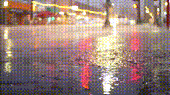 雨的夜晚