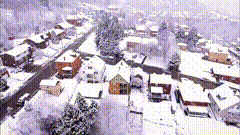 雪乡唯美视频素雪乡航拍家乡雪景