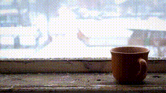雪景唯美素材特效