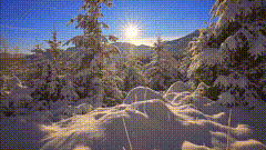 雪景唯美视频素材大自然风景最美雪山