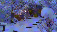 雪景唯美视频素材最美雪乡