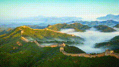 万里长城唯美素材
