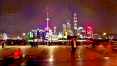 上海夜景唯美视频素材夜景城市的夜晚
