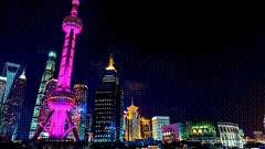 上海最美夜景素材