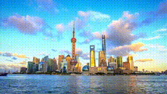 上海最美的景色素材
