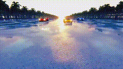 公路唯美素材特效