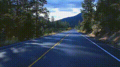 公路开车素材