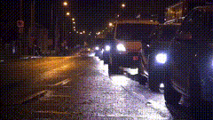 公路车流素材视频素材特效夜晚