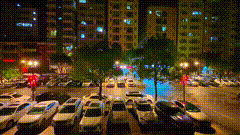 出电影感把生活拍成电影夜拍黑夜里的光小城夜景