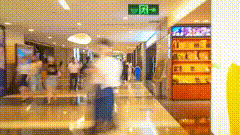 商场延时拍摄素材