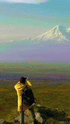 地，也愿你仰望星空。视频素材特效旅行