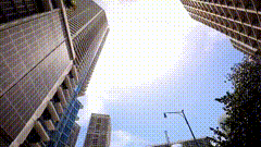 大城市大厦唯美素材特效