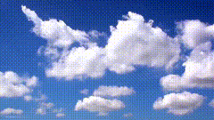 天空唯美素材蓝天白云晴天视频素材