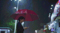 天雨天拍照听雨的声音我的城市下雨了