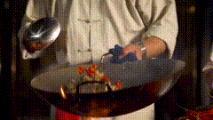 抄菜唯美视频素材美食