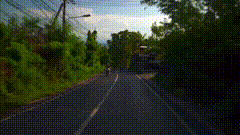 村镇公路唯美视频素材山村