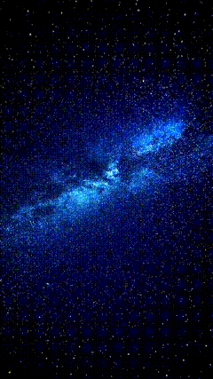 深夜梦幻星空唯美视频素材梦幻星空