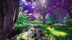 穿越花海素材特效