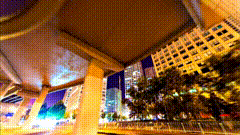 视频城市的夜晚