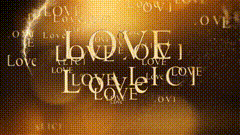 ae特效520520我爱你一生一世love汇聚成爱心