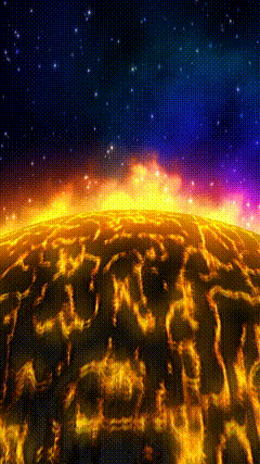 地球星球表面，蹦跑起来吧