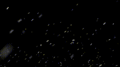 愿你天黑有灯下雨有伞粒子编舞送你满天星辰，浪漫的星空