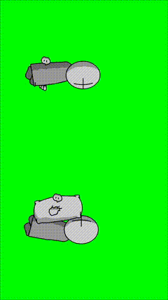 手绘战斗动画绿屏特效