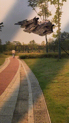 拿捏秋日的轻盈感宇宙飞船外来飞船侵入，紧急迫降，飞船