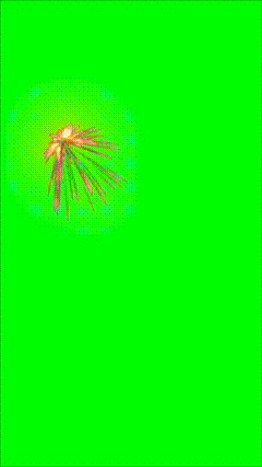 流星爆炸绿幕绿幕素材