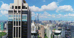 航拍城市风景城市记忆每个人都在奔赴各自不同的人生城市