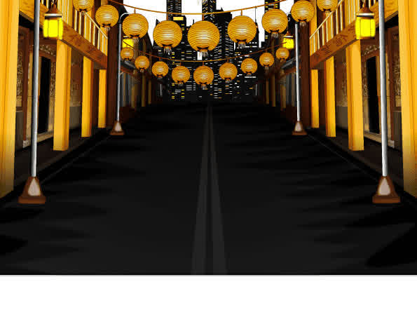 街道老
